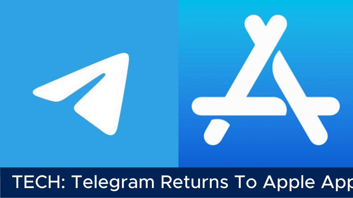 Telegram 短暂消失后重返苹果应用商店